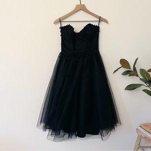 Vintage Betsey Johnson Bow Tulle Dress